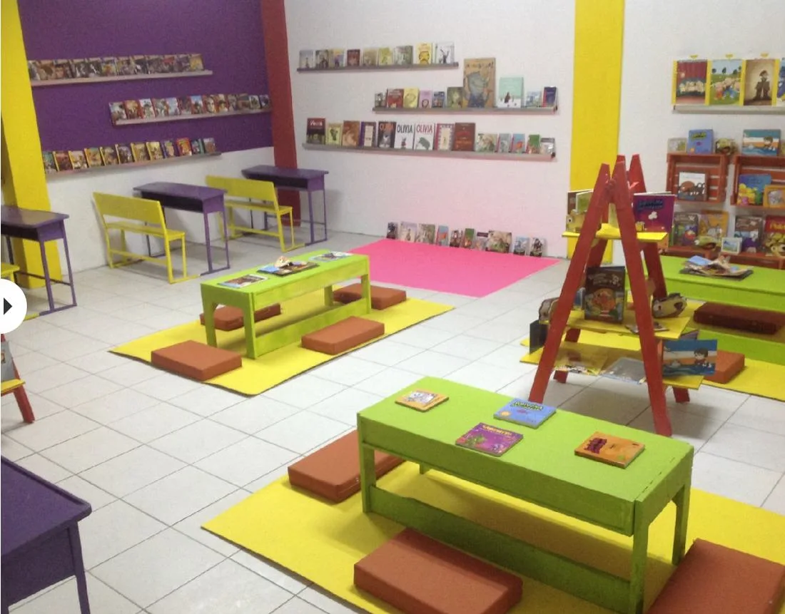 Biblioteca escolar terminada